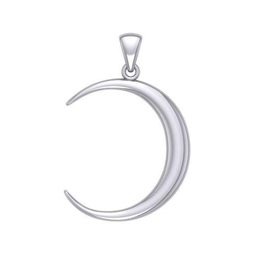 A Glimpse of the Crescent Moon Silver Pendant TPD5463 - Jewelry
